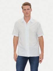 Jack & Jones Koszula Luke 12271099 Błękitny Relaxed Fit. Niebieskie koszule męskie Jack & Jones, m, bez wzorów, z bawełny, bez kołnierzyka, bez ramiączek. Za 79.99 zł.