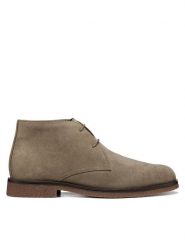 Geox Trzewiki U Claudio U6658D 00022 C1321 Beżowy. Brązowe botki męskie Geox, bez wzorów, ze skóry, bez zapięcia. Za 449.99 zł.