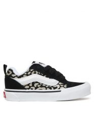 Vans Sneakersy Knu Skool VN000CYUBM81 Czarny. Czarne buty sportowe dziewczęce Vans, bez wzorów, ze skóry, bez zapięcia. Za 299.99 zł.