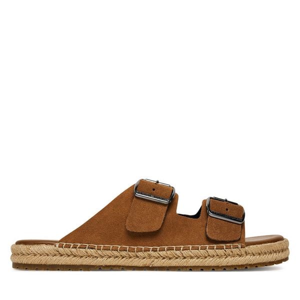 Klapki Tommy Hilfiger. Brązowe klapki męskie Tommy Hilfiger. Za 222.99 zł.