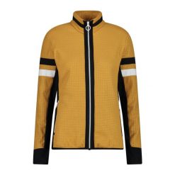 Damska polarowa kurtka turystyczna CMP. Białe kurtki snowboardowe damskie CMP, bez wzorów, z polaru, bez kaptura, narciarskie. Za 471.10 zł.