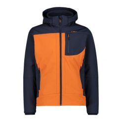 Kurtka męska turystyczna CMP 3A01787N. Brązowe kurtki męskie CMP, l, bez wzorów, z softshellu, sportowe, z kapturem. Za 404.70 zł.