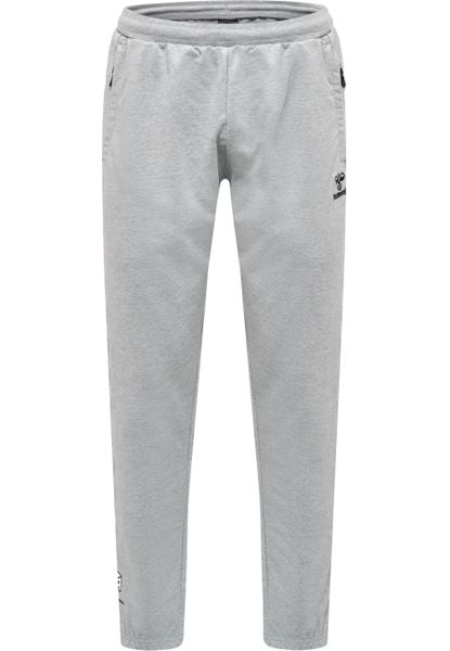 Spodnie sportowe do joggingu Hummel Move Grid. Szare spodnie sportowe męskie Hummel, xl, bez wzorów, z bawełny, do biegania. Za 226.10 zł.