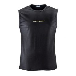 Tank-top Męski Only Way is Up. Czarne koszulki sportowe męskie FELSENFEST, m, bez wzorów, z bawełny, sportowe, bez kołnierzyka. Za 139.99 zł.