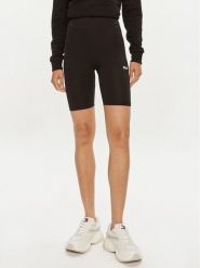 Fila Szorty rowerowe FAW0455 Czarny Slim Fit. Czarne szorty sportowe damskie Fila, s, bez wzorów, z bawełny, sportowe. Za 109.99 zł.