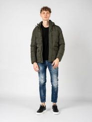 Geox Kurtka "Hilstone" | M2628C T2941 | Mężczyzna | Zielony. Zielone kurtki męskie Geox, m, bez wzorów, z poliesteru, eleganckie, bez kaptura. W wyprzedaży za 599.00 zł.