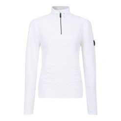 Odzież Izolacyjna Damska Glamorize II. Biała bluzy sportowe damskie Dare 2b, bez wzorów, bez kaptura, trekkingowe. Za 97.99 zł.