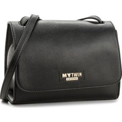 Torebka MY TWIN - Tracolla C/Patta RS8TET Nero 00006. Czarne listonoszki damskie My Twin, ze skóry ekologicznej. W wyprzedaży za 299.00 zł.