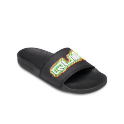 Sandały wsuwane dla Mężczyzn RIVI Czarny. Czarne sandały męskie Quiksilver, z gumy, bez zapięcia. Za 119.99 zł.