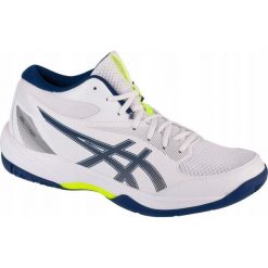 Męskie Buty Do Siatkówki Gel Task. Białe buty sportowe męskie Asics, bez zapięcia, do siatkówki. Za 517.99 zł.