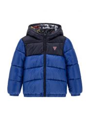 Guess Kurtka zimowa L6YL01 W2655 Granatowy Regular Fit. Niebieskie kurtki i płaszcze dla chłopców Guess, na zimę, z aplikacjami, z syntetyku, bez kaptura. Za 394.99 zł.