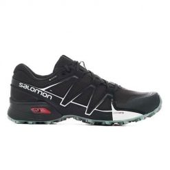 Buty trailowe męskie Salomon Speedcross Vario 2 Gtx. Czarne buty sportowe męskie Salomon, z gumy, bez zapięcia, do biegania, salomon speedcross. Za 729.99 zł.