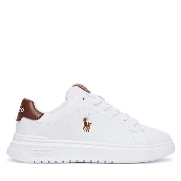 Sneakersy Polo Ralph Lauren. Białe trampki i tenisówki chłopięce Polo Ralph Lauren, bez wzorów, bez zapięcia. Za 329.99 zł.