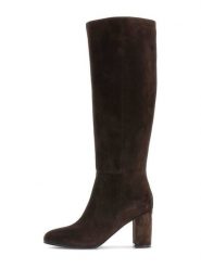 Guess Kozaki 184492 Brązowy. Brązowe kozaki damskie Guess, bez obcasa, na słupku. Za 674.99 zł.