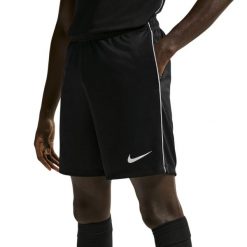 Spodenki krótkie męskie Nike Dri-Fit Park 26. Czarne krótkie spodenki sportowe męskie Nike, m, bez wzorów, z poliesteru, do piłki nożnej, dri-fit (nike). Za 76.99 zł.