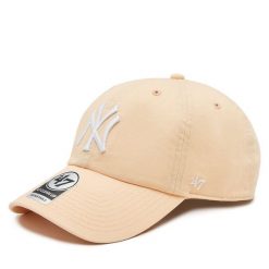 Czapka z daszkiem 47 Brand. Brązowe czapki i kapelusze męskie 47 Brand, bez wzorów. Za 79.99 zł.