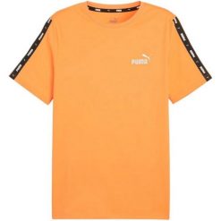 Męska Koszulka Essential. Żółte koszulki sportowe męskie Puma, m, bez wzorów, bez kołnierzyka, bez ramiączek, trekkingowe. Za 154.99 zł.