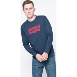 Levi's - Bluza. Brązowe bluzy męskie Levi's, z nadrukiem, z bawełny. W wyprzedaży za 179.90 zł.
