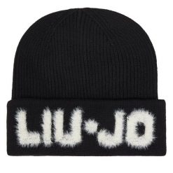 Czapka Liu Jo. Czarne czapki i kapelusze damskie Liu Jo, na zimę, bez wzorów. Za 219.99 zł.