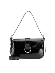 DeeZee Torebka MDP-L-021-06 Czarny. Czarne listonoszki damskie DeeZee, bez wzorów, z materiału, bez dodatków. Za 129.99 zł.