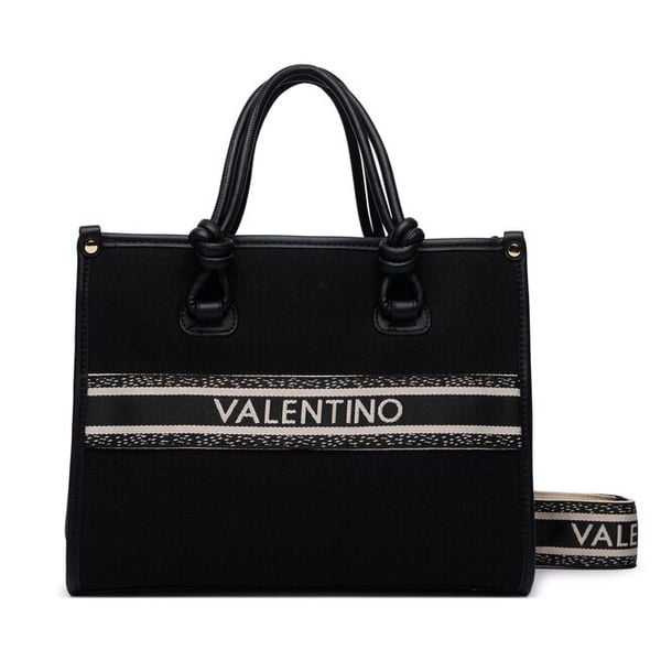 Torebka Valentino. Czarne torebki do ręki damskie Valentino, bez wzorów, klasyczne, bez dodatków. Za 619.99 zł.