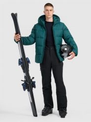 4F Spodnie narciarskie softshellowe membrana 10000 męskie - czarne L. Czarne spodnie snowboardowe męskie 4f, l, bez wzorów, z materiału, narciarskie. Za 699.99 zł.