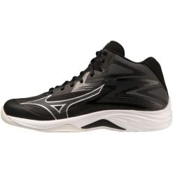 Buty halowe Mizuno Thunder Blade Z Mid. Czarne buty sportowe męskie Mizuno, bez zapięcia, do piłki ręcznej. Za 380.05 zł.