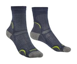 BRIDGEDALE Skarpety damskie HIKE ULTRA LT T2 MERINO 3/4 CREW-M (38-40)-Granatowy. Niebieskie skarpety damskie Bridgedale, bez wzorów, z elastanu. Za 72.35 zł.