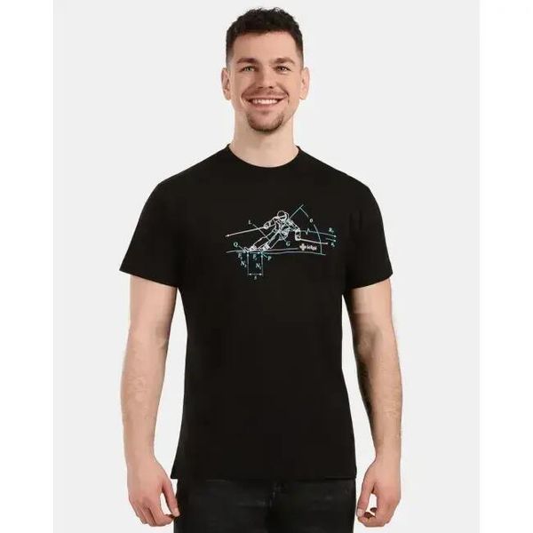 T-shirty Kilpi Moare. Czarne t-shirty męskie Kilpi, m, bez wzorów, z dzianiny, sportowe, bez kołnierzyka. Za 185.50 zł.