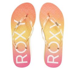 Japonki Roxy. Klapki damskie Roxy, bez wzorów, sportowe, bez obcasa. Za 49.99 zł.