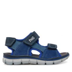 Sandały Primigi. Niebieskie sandały chłopięce Primigi, bez zapięcia. Za 149.99 zł.