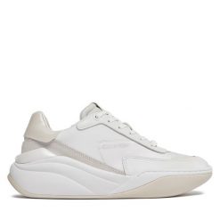 Sneakersy Calvin Klein. Białe trampki i tenisówki chłopięce Calvin Klein, bez wzorów, bez zapięcia. Za 429.99 zł.