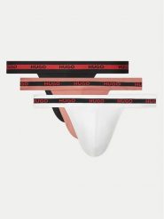 HUGO Komplet 3 par slipów Jock Strap 50532616 Kolorowy. Slipki męskie Hugo, l, bez wzorów, z bawełny. Za 129.99 zł.