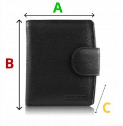 Brodrene Portfel damski skórzany czarny portmonetka G-30-MN/BL. Czarne portfele damskie Brødrene, bez wzorów. Za 93.34 zł.