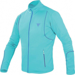Kurtka funkcyjna w kolorze turkusowym. Niebieskie kurtki męskie Dainese, z materiału. W wyprzedaży za 282.95 zł.
