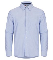 Clique Oxford koszula Oxford z długim rękawem bawełniana – royal blue. Niebieskie koszule męskie CLIQUE, m, bez wzorów, z bawełny, bez kołnierzyka, bez ramiączek. Za 229.15 zł.