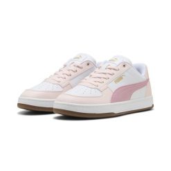 Sneakersy unisex Caven 2.0 PUMA White Poised Pink Gum Beige. Białe obuwie sportowe damskie Puma, bez wzorów, trekkingowe. Za 269.50 zł.