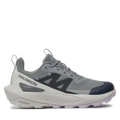 Trekkingi Salomon. Szare obuwie sportowe damskie Salomon, trekkingowe. Za 459.99 zł.
