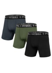 Bokserki męskie Pitbull Sport 3-pak. Czarne bokserki męskie PITBULL, m, bez wzorów, z lycry. Za 99.00 zł.