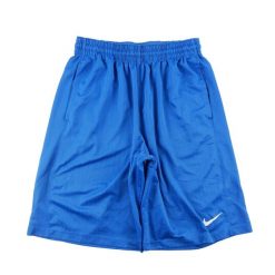 Second life - Męskie niebieskie szorty - Stan bardzo dobry. Niebieskie krótkie spodenki sportowe męskie Nike, m, bez wzorów, na fitness i siłownię. Za 63.86 zł.