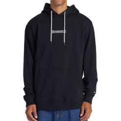 Bluza z kapturem dla Mężczyzn BASELINE Czarny. Czarne bluzy męskie DC Shoes, m, bez wzorów, z bawełny, z kapturem. Za 169.05 zł.