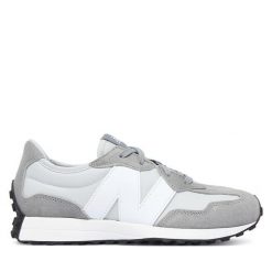 Sneakersy New Balance. Szare trampki i tenisówki chłopięce New Balance, bez wzorów, bez zapięcia. Za 449.99 zł.