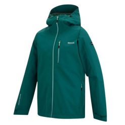Kurtka turystyczna przeciwdeszczowa damska Birchdale wodoodporna. Niebieskie kurtki damskie Regatta, m, bez wzorów, z materiału, z kapturem. Za 209.99 zł.