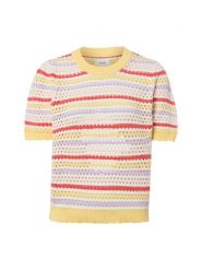 Nümph Sweter z krótkim rękawem - NUNancy Kobiety Bawełna (100%) żółty, XXL. Żółte swetry damskie Nümph, na lato, xxl, bez wzorów, z bawełny, eleganckie, bez kołnierzyka, bez ramiączek, krótkie, bez kaptura. Za 139.95 zł.