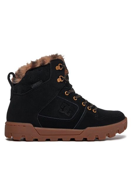 DC Shoes Trzewiki Manteca 4 ADJB100012 Czarny. Czarne botki damskie DC Shoes, ze skóry, bez obcasa, na płaskiej podeszwie, bez zapięcia. Za 439.99 zł.