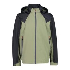 Kurtka męska turystyczna CMP 31Z5557. Czarne kurtki sportowe męskie CMP, l, bez wzorów, trekkingowe. W wyprzedaży za 214.99 zł.