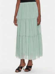 Dixie Spódnica maxi G207W007A Zielony Regular Fit. Zielone spódnice damskie Dixie, s, bez wzorów, z wiskozy, maxi. Za 319.99 zł.