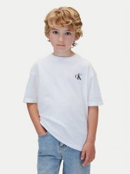 Calvin Klein Komplet t-shirtów LVCKTJI19B Biały Regular Fit. Białe t-shirty dla chłopców Calvin Klein, bez wzorów, z bawełny, bez ramiączek. Za 169.99 zł.