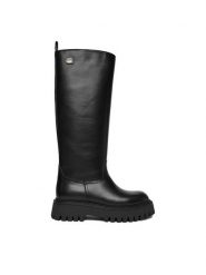 G-Star Raw Kozaki EO-BASI-8006 Czarny. Czarne kozaki damskie G-Star Raw, ze skóry, bez obcasa. Za 649.99 zł.