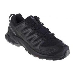 Buty Męskie 3D Bieganie Szerokie XA Pro V9. Czarne trekkingi męskie Salomon, do biegania. Za 778.99 zł.